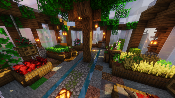 Minecraft Builds 社区温室建筑集锦