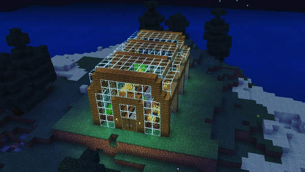 Minecraft Builds 社区温室建筑集锦