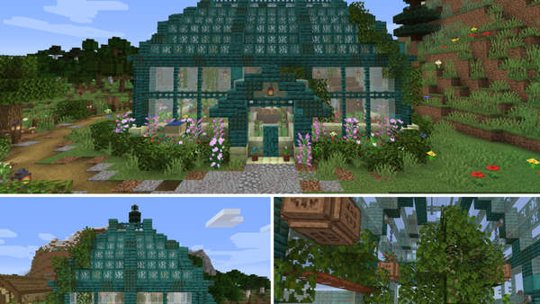 Minecraft Builds 社区温室建筑集锦