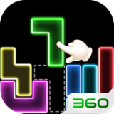 荧光方块拼图